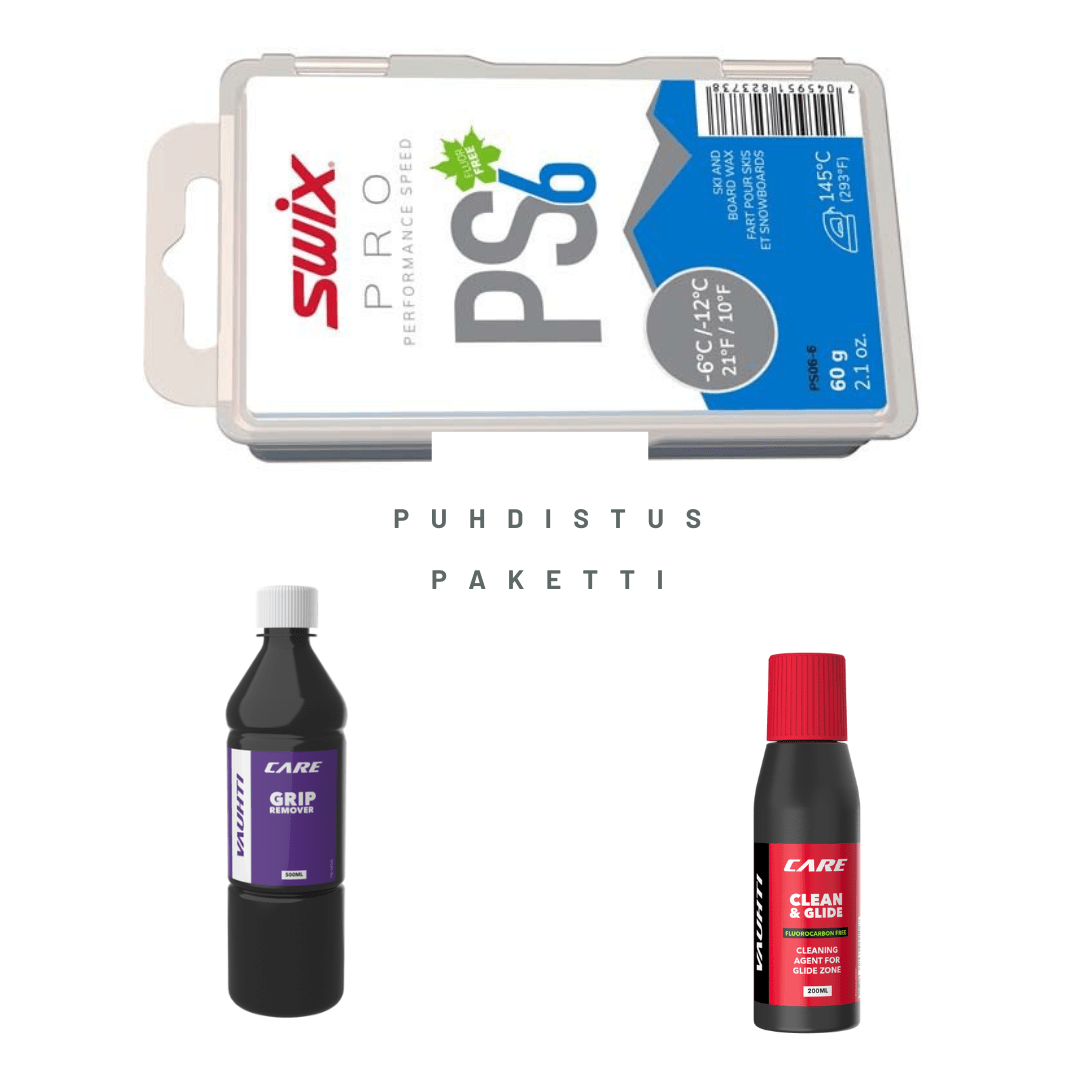 Puhdistuspaketti (Suksista Fluorittomat)